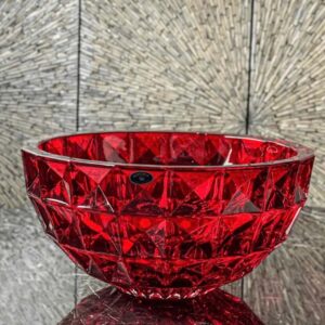 Tô pha lê Bohemia Diamond 28cm