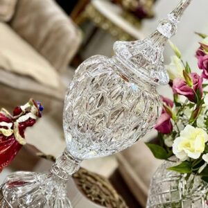 Âu pha lê nắp cao Bohemia Crystal 55cm