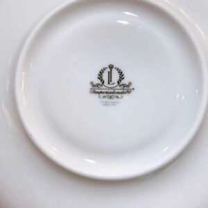 Bộ ấm chén trà và kệ bánh sứ xương Imperial Hoa Cúc
