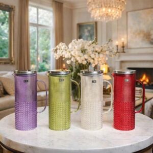 Set 6 cốc thủy tinh pha lê IRRIS 08T 340ml và bình nước IRRIS DE 1,5L