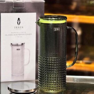 Set 6 cốc thủy tinh pha lê IRRIS 08T 340ml và bình nước IRRIS DE 1,5L