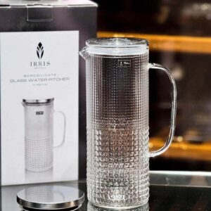 Set 6 cốc thủy tinh pha lê IRRIS 08T 340ml và bình nước IRRIS DE 1,5L
