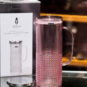 Set 6 cốc thủy tinh pha lê IRRIS 08T 340ml và bình nước IRRIS DE 1,5L