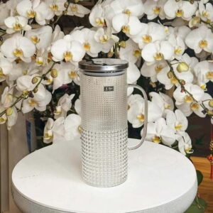 Set 6 cốc thủy tinh pha lê IRRIS 08T 340ml và bình nước IRRIS DE 1,5L