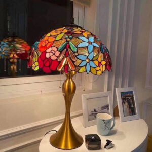 Đèn quý tộc Tiffany (cao 60cm, chao rộng 40cm)
