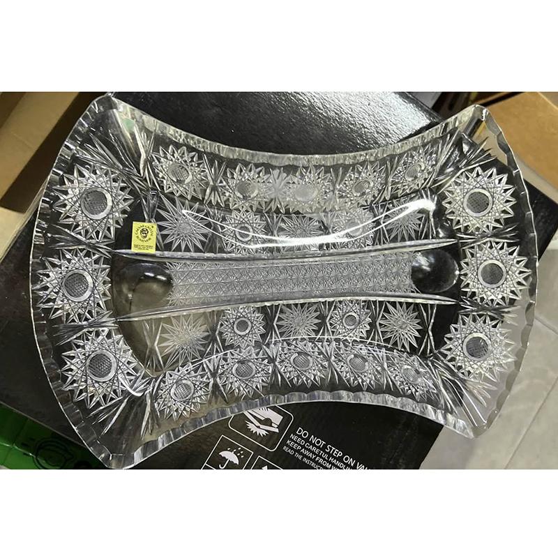 dia-eo-pha-le-mai-bohemia-32cm (4) Đĩa eo pha lê mài Bohemia 32cm