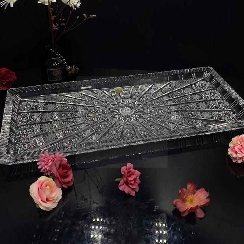 khay-pha-le-mai-chu-nhat-bohemia-40-x-17cm (2) Khay pha lê mài chữ nhật Bohemia 40 x 17cm