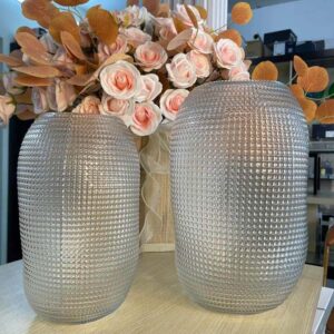 Lọ hoa Olive họa tiết chấm bi