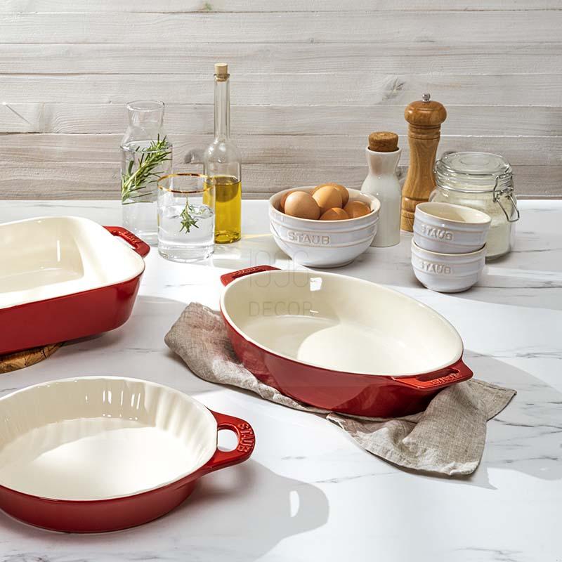 set-3-khay-gom-oval-bo-lo-staub (7) Set 3 khay gốm oval bỏ lò Staub