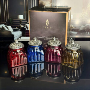 Set 4 hũ đựng mứt bánh kẹo Irris J-01