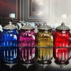 Set 4 hũ đựng mứt bánh kẹo Irris J-01