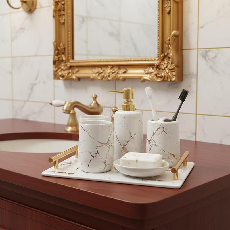 set-nha-tam-van-da-marble-6-mon (2) Set nhà tắm vân đá Marble 6 món