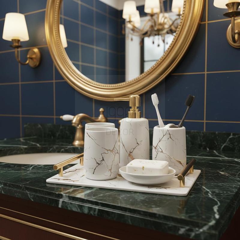 set-nha-tam-van-da-marble-6-mon (3) Set nhà tắm vân đá Marble 6 món