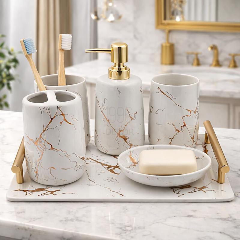 set-nha-tam-van-da-marble-6-mon (4) Set nhà tắm vân đá Marble 6 món