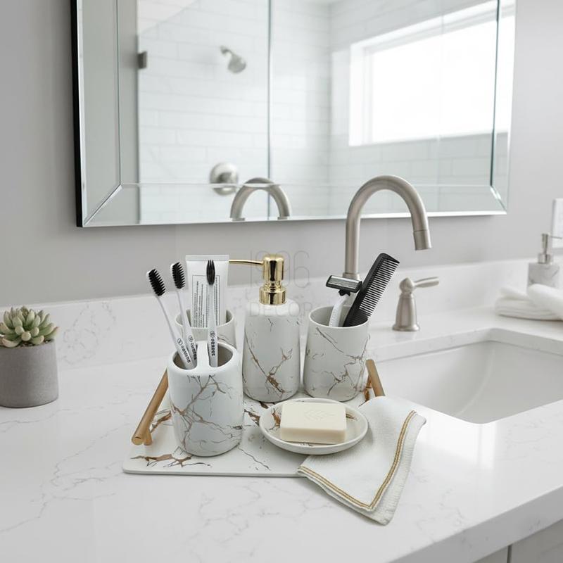 set-nha-tam-van-da-marble-6-mon (8) Set nhà tắm vân đá Marble 6 món