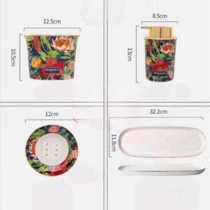 Set phụ kiện nhà tắm Magrace Paris 4 món