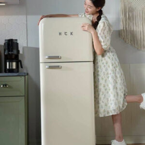 Tủ lạnh Retro HCK 192L thiết kế châu Âu cao cấp