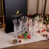 Bộ 4 cốc pha lê Killarney Crystal Trinity Irish 220ml