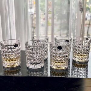 Bộ 6 cốc pha lê Bohemia Diamond 230ml