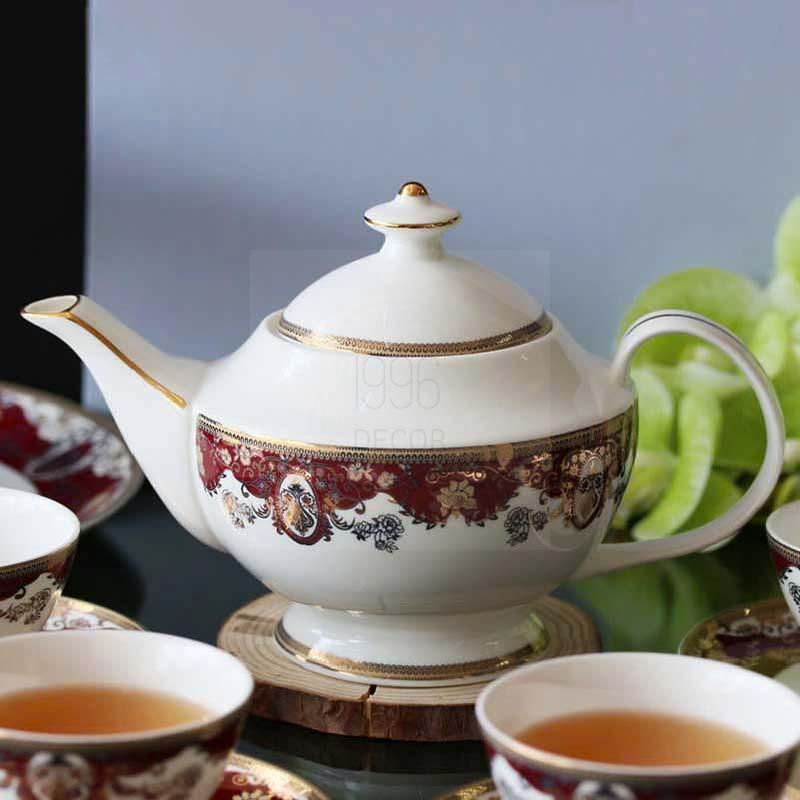 bo-am-chen-tra-va-ke-banh-su-xuong-imperial-do (9) Bộ ấm chén trà và kệ bánh sứ xương Imperial đỏ