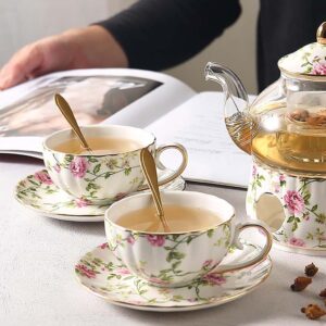 Bộ ấm trà sứ xương Hoàng Gia UK