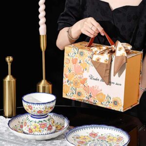 Bộ bát ăn hoa văn nghệ thuật 29 món