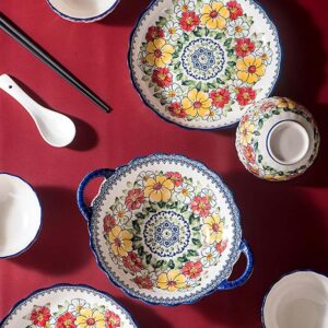 Bộ bát ăn hoa văn nghệ thuật 29 món