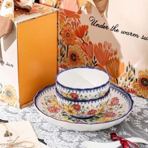 Bộ bát ăn hoa văn nghệ thuật 29 món