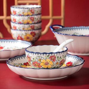 Bộ bát ăn hoa văn nghệ thuật 29 món