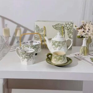 Bộ sứ hoa mùa xuân Vintage cao cấp