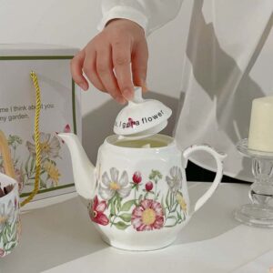 Bộ sứ hoa mùa xuân Vintage cao cấp