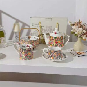 Bộ sứ hoa mùa xuân Vintage cao cấp