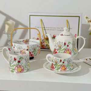 Bộ sứ hoa mùa xuân Vintage cao cấp