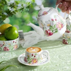 Bộ sứ hoa mùa xuân Vintage cao cấp