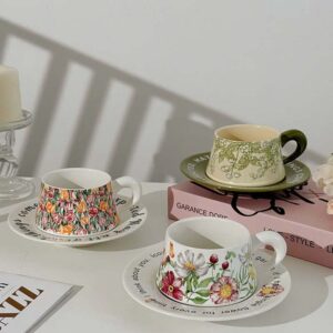 Bộ sứ hoa mùa xuân Vintage cao cấp
