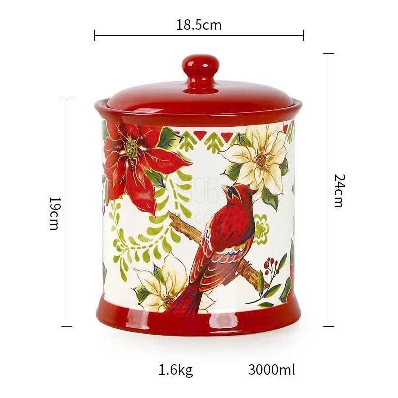 hu-su-magrace-hinh-chim-chao-mao-do-3l (1) Hũ sứ Magrace hình chim chào mào đỏ 3L