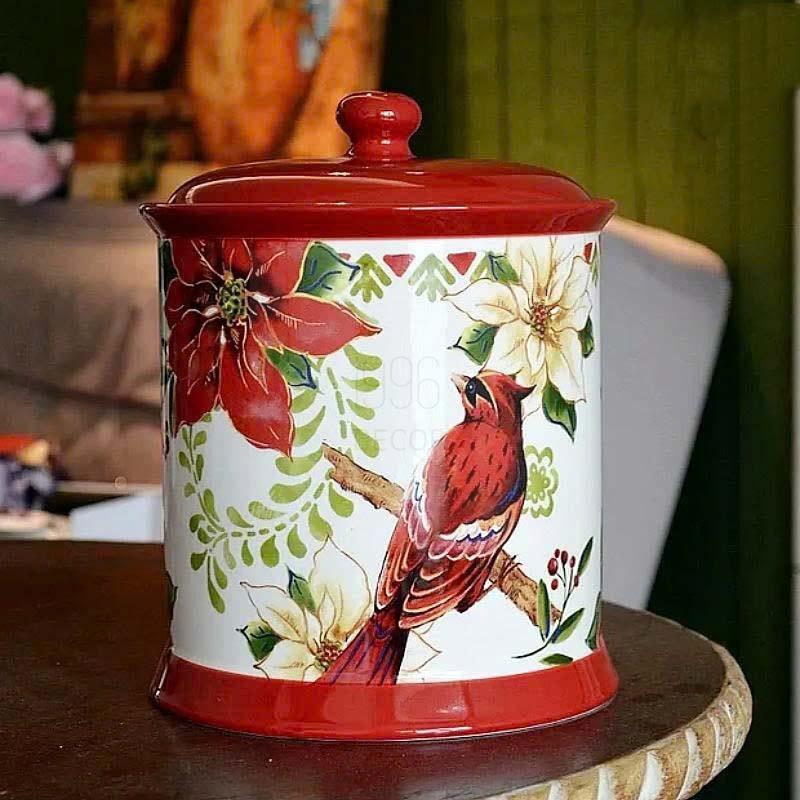 hu-su-magrace-hinh-chim-chao-mao-do-3l (3) Hũ sứ Magrace hình chim chào mào đỏ 3L