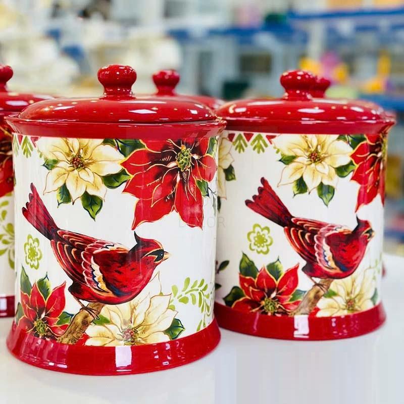 hu-su-magrace-hinh-chim-chao-mao-do-3l (7) Hũ sứ Magrace hình chim chào mào đỏ 3L