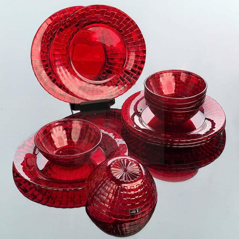 set-12-bat-dia-thuy-tinh-pha-le-mau-irris-de (1) Set 12 bát đĩa thủy tinh pha lê màu IRRIS DE