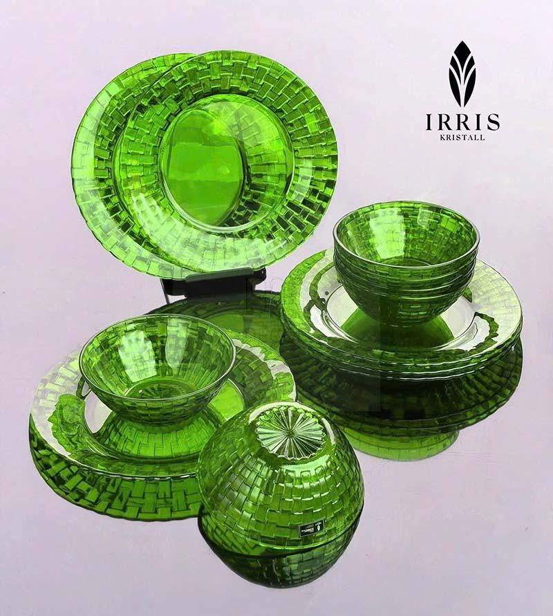 set-12-bat-dia-thuy-tinh-pha-le-mau-irris-de (3) Set 12 bát đĩa thủy tinh pha lê màu IRRIS DE