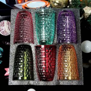 Set 6 cốc cao thủy tinh pha lê IRRIS 05C 425ml