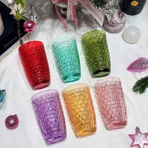 Set 6 cốc cao thủy tinh pha lê IRRIS 05C 425ml
