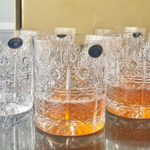 Set 6 cốc pha lê mài Bohemia M57 320ml