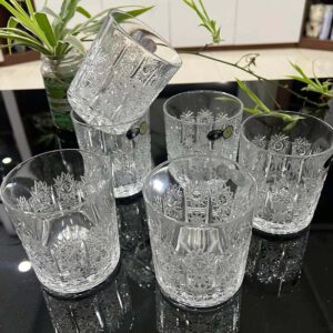 Set 6 cốc pha lê mài Bohemia M57 320ml