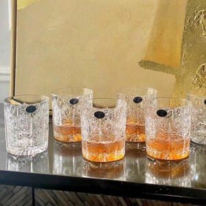 Set 6 cốc pha lê mài Bohemia M57 320ml