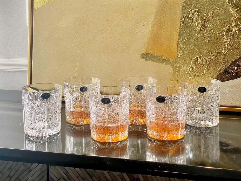 Set 6 cốc pha lê mài Bohemia M57 320ml