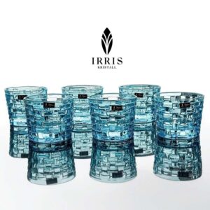 Set 6 cốc thủy tinh pha lê màu IRRIS 07T 330ml