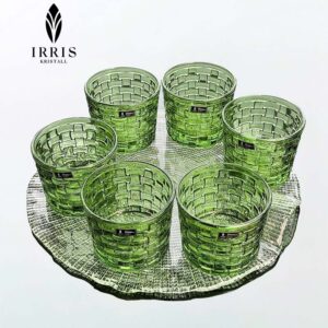 Set 6 cốc thủy tinh pha lê màu IRRIS 07T 330ml