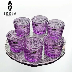 Set 6 cốc thủy tinh pha lê màu IRRIS 07T 330ml