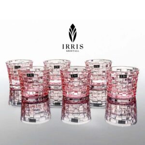 Set 6 cốc thủy tinh pha lê màu IRRIS 07T 330ml